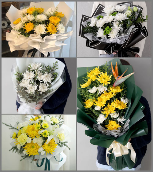 广东江门市台山市北陡镇下洞村白事花束代送